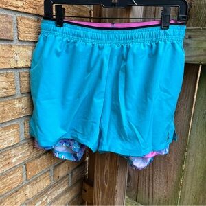 Chubbies “The Bronto Blasts” Blue and Pink Men's Training Shorts